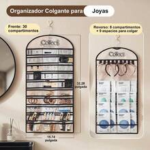 QY- PETFROH Organizador De Joyas Colgante De Doble Cara Enrollador De Joyas De Viaje -3955 - 001 - Ver 5