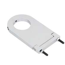 [15 Adjustable Angles] Universal 3.5-Inch Steering Column Mount - Heavy-Duty Aluminum Quick-Release Clamp For Easy Steering Wheel Height Adjustment, Compatible With Most Racing Seats (Black)