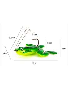 1pc Rubber Frog Soft Fishing Lures CrankBait Tackle 6cm Frogs Fishing Lures Baits - Multicolor - View 7