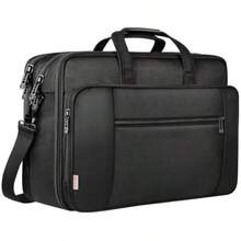 dftyTaygeer Portafolio para Hombre Maletin Laptop 17 Pulgadas Impermeable Mochila Ejecutiva con Diseño Expandible y Resistente Bolsa Portatil Maleta de Trabajo Negrohfgyr - Multicolor - Ver 2