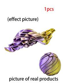 1 Pc 3D Printed Mucus Ball Stress-Relieving Toys, Daydreaming Toys, Round Deformable Balls, Used To Relieve Stress And Anxiety, Suitable As Sensory Stimulation Decorations For Offices, Leisure Items For Use In Offices And During Travels, And Also An Ideal Creative Gift - Multicolor - View 7