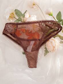 3pcs/Set Women Lace Wireless Thin Cup Comfortable Bra Set, Solid Color - 彩色 - 查看 7