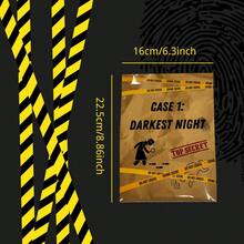 1 pieza 8in*8in*1.6in Juego de palabras misterio que brilla en la oscuridad - Juego de mesa Ahorcado para fiestas, con giro y iconos H-A-L-K, de material plástico, adecuado para viajes familiares, desafío de palabras portátil, sin necesidad de lápiz y papel, apto para fiestas, viajes, noches de juegos para adultos, fiesta de temática de terror - Caqui - Ver 3