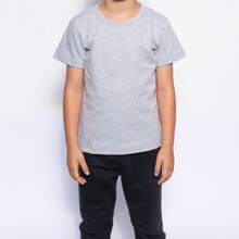 Girls' Short-Sleeve T-Shirt, 100% Cotton - P 混合物 - 查看 4