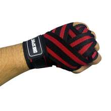 Hand Wraps, Forearm Guards - Kırmızı ile Siyah - Görünüm 1