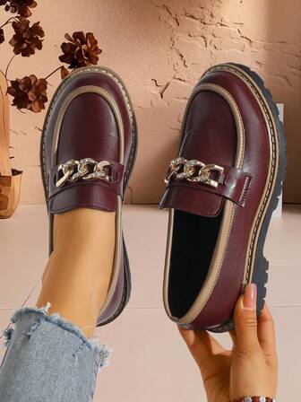 Nuevos zapatos tipo mocasín para mujer con suela gruesa, casuales, de fácil puesta, versátiles, de moda, cómodos, livianos, antideslizantes y duraderos