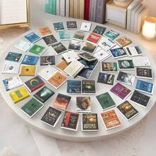 Mini Book Pocket Anxiety Bookshelf Book Shelf Bookcase - Multicolor - Random - View 8