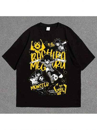 Camiseta Blue Lock - Merch de BlueLock Meguru Bachira - Camiseta de anime y manga de fútbol - Amante del anime y fútbol de BlueLock, regalo camiseta unisex