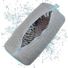 1pcs   Shoe Washing Machine Bag  Laundry Shoe Bag For Washer And Dryer Durable Shoe Bags For Traveling Tennis Sneaker Shoe Washing Bag - 綠色 - 查看 5