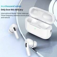 A3 Wireless Earbuds, Compatible With Android/IOS, With Controls And Charging Case, ANC Wireless Earbuds, TWS Wake-Up Earbuds, Wireless In-Ear Smart Earbuds With Microphone And Charging Case. - trắng - Xem 1
