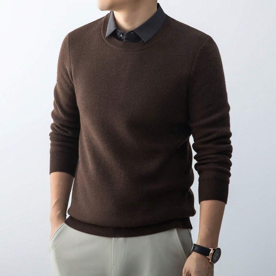 Herren Strickoberbekleidung - braun - Übersicht 1