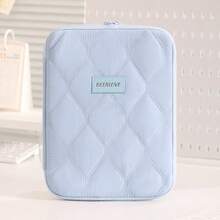 DANYCASE Tablet Bag For 11-13 Inch Protective Tablet Sleeve Case Padded Carrying Case Compatible With Ipad ASUS - Light Blue Diamond Pattern - View 2