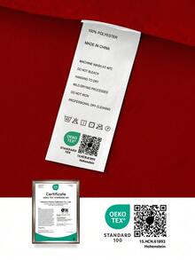 Valentine's Day Limited Edition Red Heart Duvet Cover Set, Classic Bright Red Clashing With Scattered White Heart Prints + Handwritten "Love" Text, Hiding A Valentine's Day Confession In Every Inch Of The Fabric. Soft And Skin-Friendly Fabric With A Fluffy, Cloud-Like Texture. Set Includes 1 Duvet Cover + 1/2 Pillowcase, Oeko-Tex Certified. Filled With Exclusive Valentine's Day Ceremonial Vibes. - Multicolor - View 10