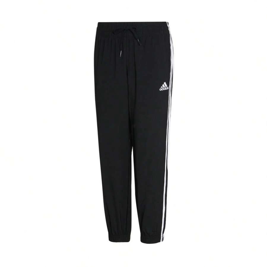 Adidas Women's Casual Striped Jogger Pants, Versatile & Stylish, Ankle Length, GM5559 - Black - View 1