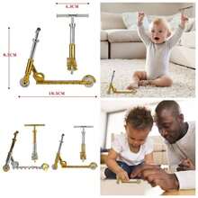 Kids Finger Boards & Finger Bikes - Silver Head, Gold Body - View 1
