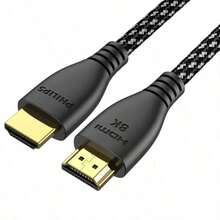 PHILIPS Cáp dữ liệu SWV7250/93 - Cáp HDMI hiệu suất cao, tương thích rộng rãi với các thiết bị phát lại và thiết bị đầu cuối hiển thị, cắm là chạy, màu đen. - màu đen - Xem 12