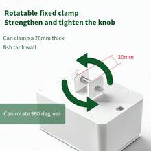 SHYFISH Small Fish Automatic Feeder Smart Fish Feeder Timing Quantitative Fish Tank Accessories Guppy Food Dispenser For Ornamental Fish