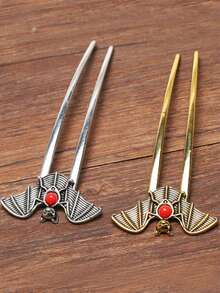 Personalized Metal Sword Women's Hairpin Hair Clip Creative Hair Stick Diy Punk Style Hair Style Design Accessory Festival Gifts, Bun Extension, Hair Styling Pins - Multicolor - View 4