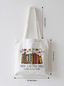 Set de 2 piezas: Bolso de hombro y bolso de maquillaje con el patrón "No existe tal cosa como demasiados libros", bolsas de lona plegables y ligeras, regalos de viaje, playa y cumpleaños para mujeres, bolso de viaje, bolso de equipaje, bolso de lona, bolso de noche, bolso grande y duradero, organizador de viaje, artículos esenciales para cruceros y vacaciones para hombres y mujeres - Multicolor - Ver 16