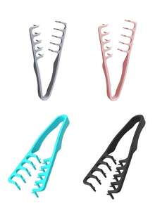 Nuevo peine de dientes anchos y esponjoso - Textura esponjosa, unisex, hecho de plástico ABS, mango texturizado antideslizante, adecuado para todo tipo de cabello, esencial para uso doméstico, vuelta al colegio, viajes y vacaciones. Puede crear un peinado liso, secado con secador, peinado, recorte y moldeado. Crea fácilmente peinados voluminosos y esponjosos, ideal para citas, reuniones, fiestas, Navidad y Año Nuevo. - Multicolor - Ver 11