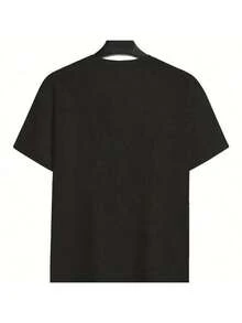 T-Shirt With Adorable Cat Graphic - White - View 3