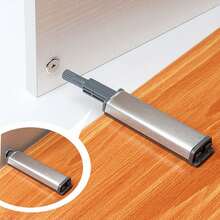 Magnetic Push Lock For Cabinets, Push To Open Touch Latch, Invisible No-Handle Drawer & Door Latch For Kitchen Cupboard, Wardrobe, Self-Closing Mechanism