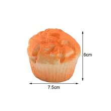 1 Pc Slow Rebound Squishy Decompression Toy Simulation Bread Creative Toy - Beige - View 16