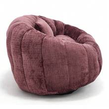 Chenille Lazy Sofa, 2 Seat Bean Bag Sofa Chair, Durable Soft Comfort Recliner, Lazy Loveseat Sofa Bed, Includes 2 Pillows, Indoor/Outdoor Use, No Assembly Required, Suitable For Living Room, Bedroom, Dormitory And Apartment(Wine Red) - 酒紅色 - 查看 10