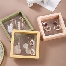 Dopamine Candy Color Anti-Oxidation PE Film Jewelry Storage Box Display Rack, Multi-Functional Storage For Necklaces, Rings, Jewelry, Suitable For Women's Vanity, Drawers, Travel, Jewelry Box - Multicolor - View 8