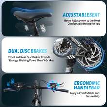 Hybrid Bike, 24-Speed 700C Wheel Hybrid Bicycle With Dual Disc Brakes, Trigger Shifting, Internal Wiring Frame, Lightweight City Commuter Bicycle For Men Women Adult, Multiple Colors - màu đen - Xem 5