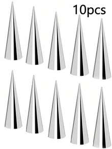 10/5/1 Pcs Cylindrical Croissant Mold, Danish Croissant, Spiral Cone Pastry Mold, Hanging Croissant Baking Bag, Excellent Kitchen Tool, Valentine's Day Gift - Multicolor - View 10