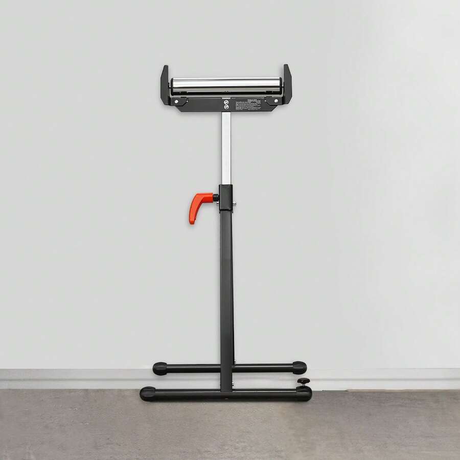 Paquete de 2 soportes con rodillos, carga máxima de 250 lb, altura ajustable de 27 a 43 pulgadas para carpintería - 2 soportes de 250 lb - Ver 1