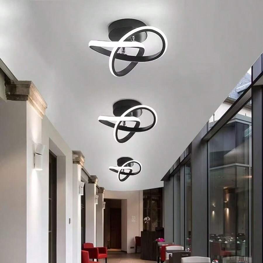 Small Ceiling Light, Square Modern LED Ceiling Light Fixture,  Acrylic Hallway Light Fixture Ceiling Lamp For Hallway Kitchen Study Bedroom Living Room,Christmas Lighting, Christmas Decorations Gifts, Valentine's Day And New Year Gifts