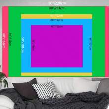 Smile Now Cry Later Tapestries - Decorative Wall Art With Face Design In Pink Background Father's Day Gifts,Gifts Boyfriend,Gifts For Girl Adults,Gifts Under 100 Dollars,Cheap Stuff ,Bathroom Accessories,Graduation Gifts,Whimsical , Flower Tree Retro - màu đen - Xem 4
