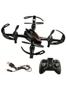 ELE-GATE Kit de Mini Dron para niños y niñas-El montaje es simple, cultiva la capacidad creativa de los niños y el interés de la tecnología de la Asociación de Ciencia y tecnología - Negro - Ver 6