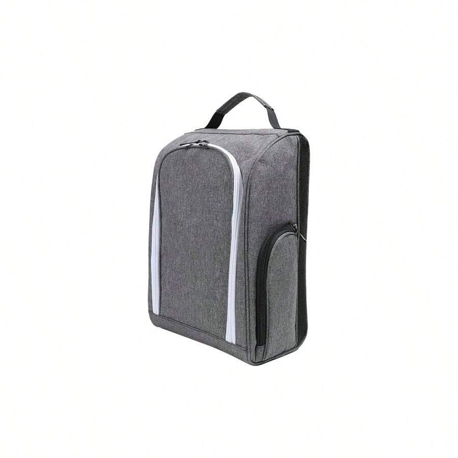 Bolsa de zapatos de con ventilacin y bolsillo exterior, bolsa de viaje para zapatos de, bolsa de transporte con cierre, bolsa de zapatos de, bolsa de viaje, bolsa de accesorios para - gris - Ver 1