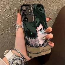 Estuche de Teléfono Anime Popular para S25, S24, S23, S22, S20 FE Ultra Plus 4G/5G - Cubierta Anticaída con Fondo Mate17  17promax - Negro - Ver 4