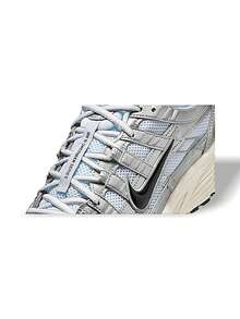 Nike P-6000 男女通用运动鞋 透气吸汗 百搭 Logo 纯色 弹性好 易洗 运动户外跑步 日常上学 白色 银色 CD6404-105 - 白色/銀色 - 查看 7