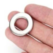 270pcs Stainless Steel Multi-Size Washer & Gasket Assortment Kit, Nut Fixing Fastener Washers, Suitable For Industrial Connector Fastening