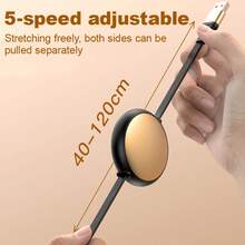 120W Multi-Function Fast Charging Cable, 3-In-1 Retractable Charging Cable - USB C/Lightning/Micro USB, 5A High-Speed Fast Charging Cable, Adjustable Data Cable, Suitable For All Devices Travel Multi-Function Charger