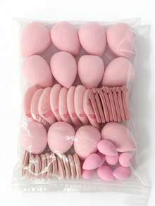 46 Pieces Mega Stock-Up Makeup Sponge Set | Professional Blending Sponges For Foundation, Powder & Toner - Ultra-Soft, Full-Coverage Face Makeup Tools (Bulk Wholesale)