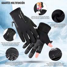 Guantes para F ore y Muer Guantes Termicos para Pantalla Táctil Impermeab Antideizantes Guantes para Motociclista Piel para Senderismo Ciclismo motos de nieve Esquí Escalada ect - como en la foto - Ver 2