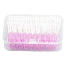 HLJ  Jiawu Cepillo Interdental 200 Cepillos Dentales de Silicona Suave para Limpieza de Dientes Limpiadores Interdentales Desechables de Cepillo Delgado Limpieza Portátil117 - como en la foto - Ver 8