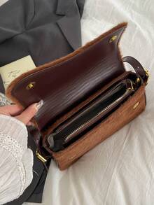 Túi đeo chéo thời trang dành cho nữ, phù hợp cho sử dụng hàng ngày, kỳ nghỉ và du lịch. - màu nâu - Xem 9