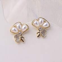1 Pair Elegant & Exquisite Ginkgo Leaf Shaped Fashion Earrings For Women - Earrings - View 7