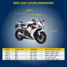 Seal Skin  Funda Impermeable para Motocicl Extra Grande XL para Todo Clima; .03 x 2.79 x .3 M. (L x An x Al) - Gris - Ver 2