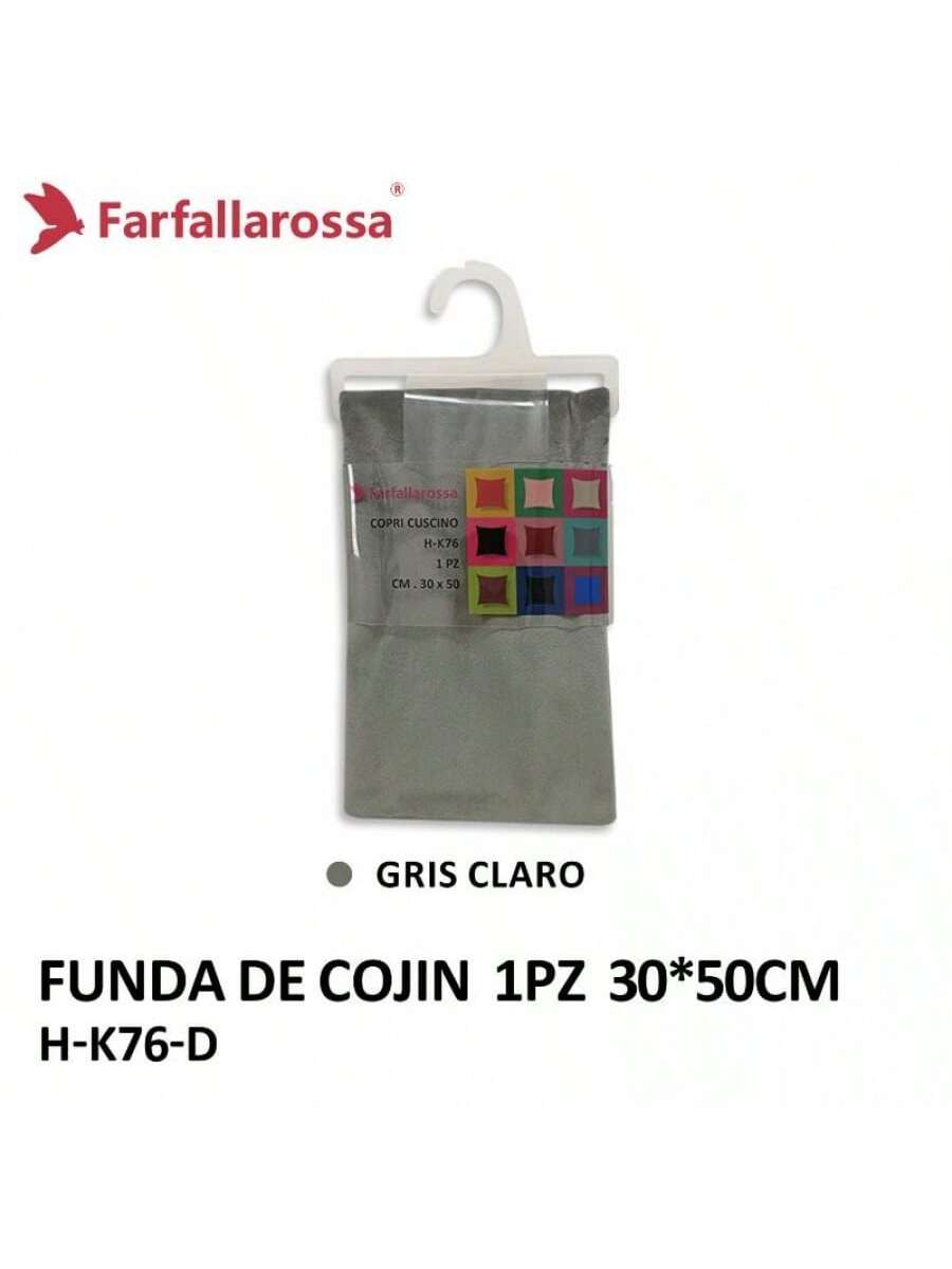 Funda de almohada color gris de alta durabilidad de 30cm*50cm