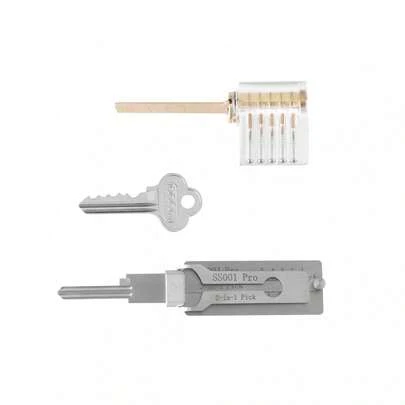 Ss001pro Locksmith Tool Is An Excellent Lock-Picking Tool With Practice For Transparent Locks