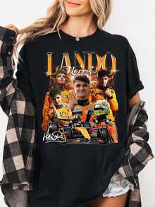 Norris Vintage T-Shirt, Gift For Woman And Man Unisex T-Shirt - màu đen - Xem 1