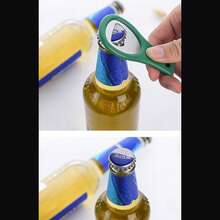 简易塑料和不锈钢开瓶器，实用啤酒瓶开瓶器和罐头开瓶器 - 彩色 - 查看 4